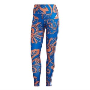 Adidas x Farm Rio Women's NWT 7/8 Leggings Size Large Yoga Gym Tights